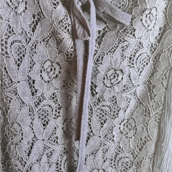 3/$20 Torrid Deep Blue Lace Spaghetti Strap Blouse - Picture 4 of 4